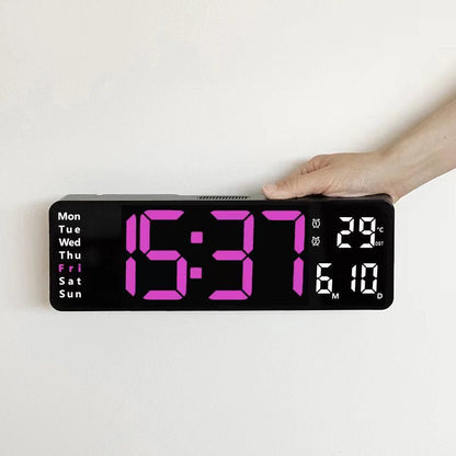 13-Inch Simple Dual-Use Wall Clock with Big Display - HausIna