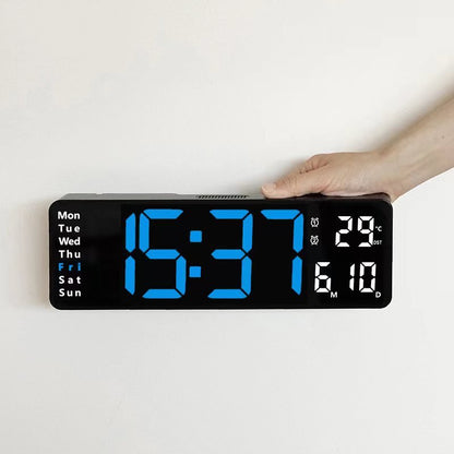 13-Inch Simple Dual-Use Wall Clock with Big Display - HausIna
