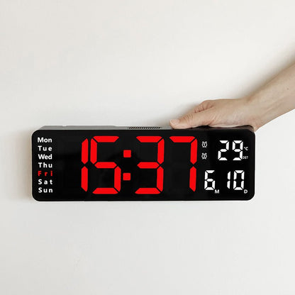 13-Inch Simple Dual-Use Wall Clock with Big Display - HausIna