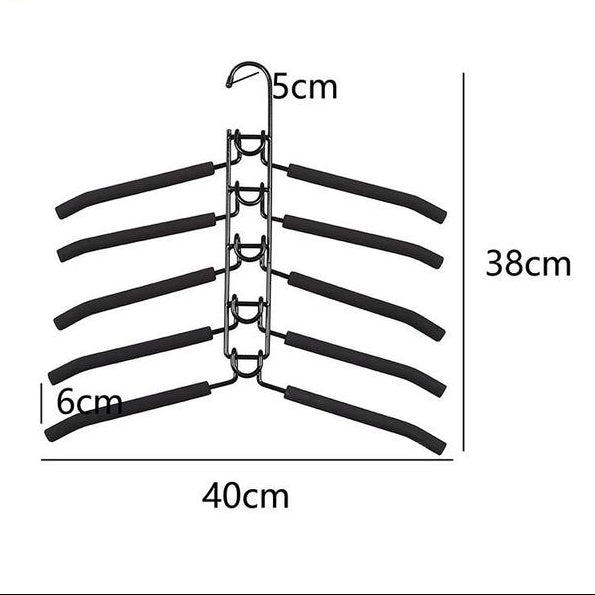 Adjustable Multifunctional Hanger and Closet Organizer