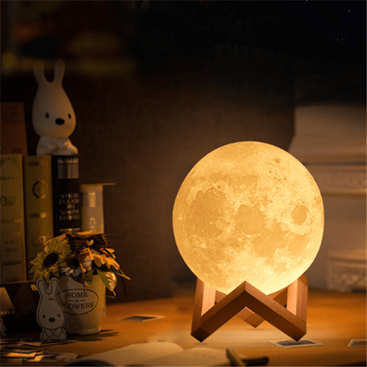 3D Moon Lamp – Touch Control Night Light - HausIna