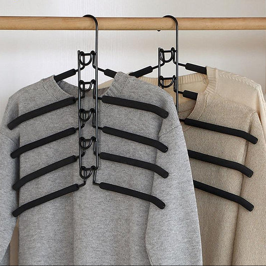 Adjustable Multifunctional Hanger and Closet Organizer