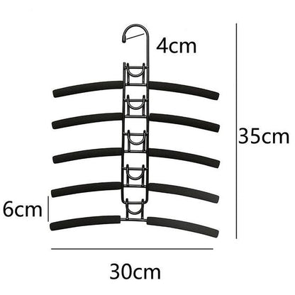 Adjustable Multifunctional Hanger and Closet Organizer