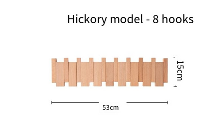 Simplicity Piano Key Wall Coat Rack (One Piece)