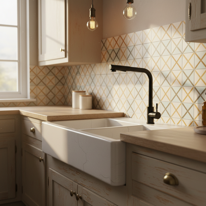 Retractable Gourmet Kitchen Faucet (Single Piece)