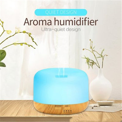 300ml Wood Grain Aroma Diffuser with Ultrasonic Purifier