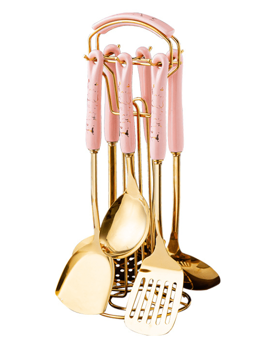 Ceramic Handle Utensil Set - HausIna