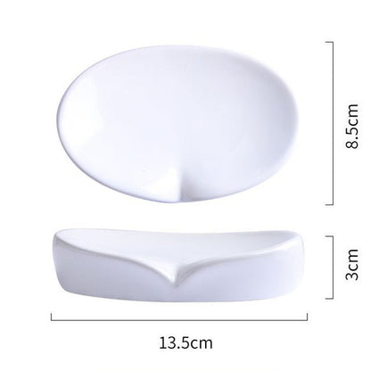 Ceramic Soap Dish with Drain - HausIna