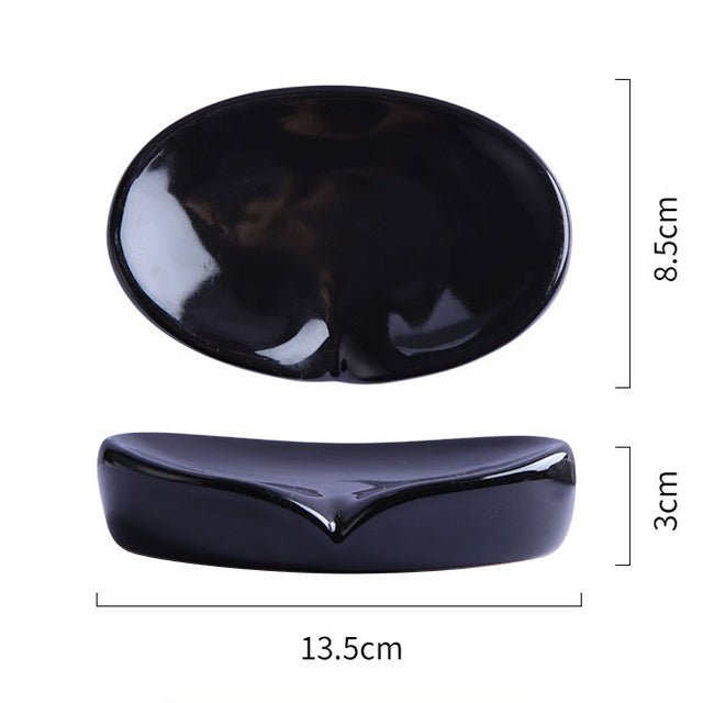 Ceramic Soap Dish with Drain - HausIna