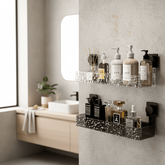 Corrugated Bathroom Wall Rack - HausIna