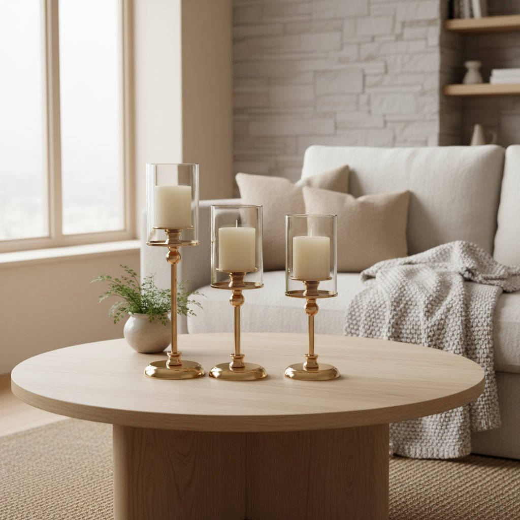 Metal Candlestick Holder - HausIna