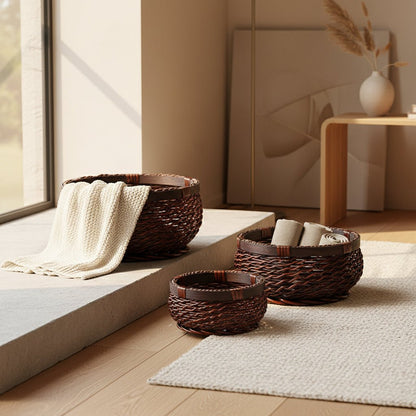 Rattan Storage Basket - HausIna