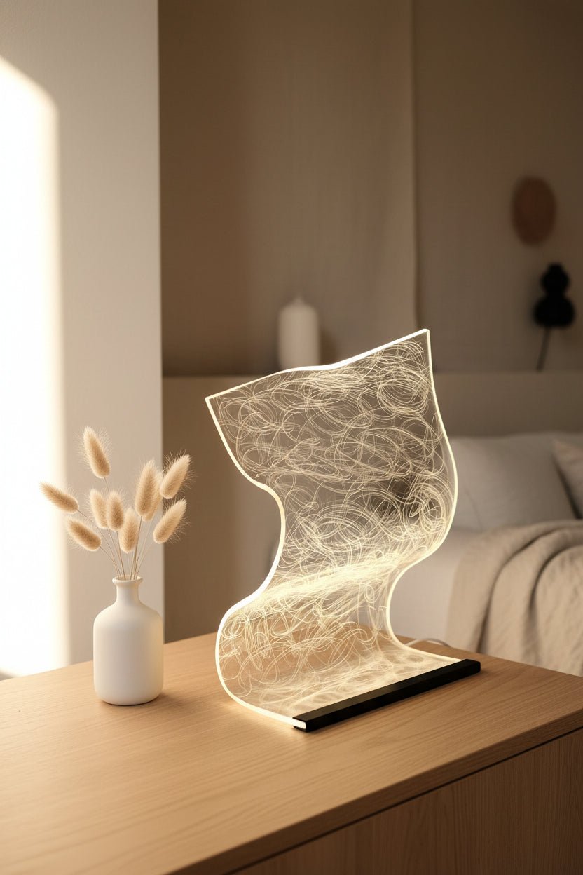 Rotating Bedside Table Lamp - HausIna